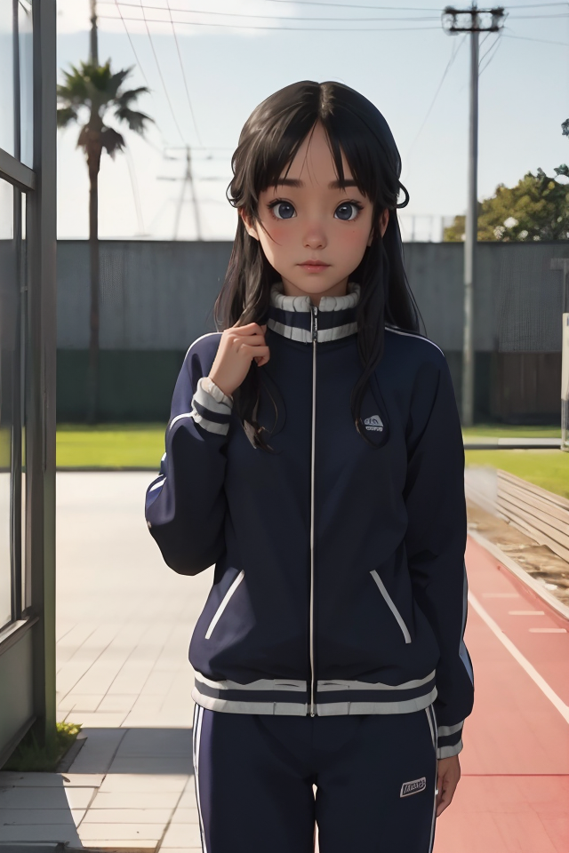 68530-2771351208-_lora_MioAkiyama_0.65_, (1girl, solo, long hair, blush, black hair, grey eyes, track jacket, blue gym uniform, track suit, track.png